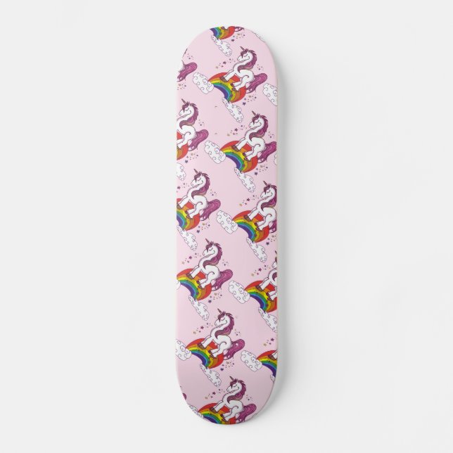 Pretty Unicorn Skateboard (Front)