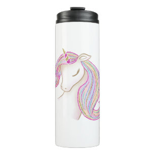 Pretty Unicorn Thermal Tumbler