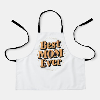 Pretty Unique Typography Best Mum Ever Apron