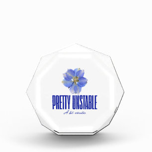 Pretty Unstable: Blue Floral Statement Tee Photo Block