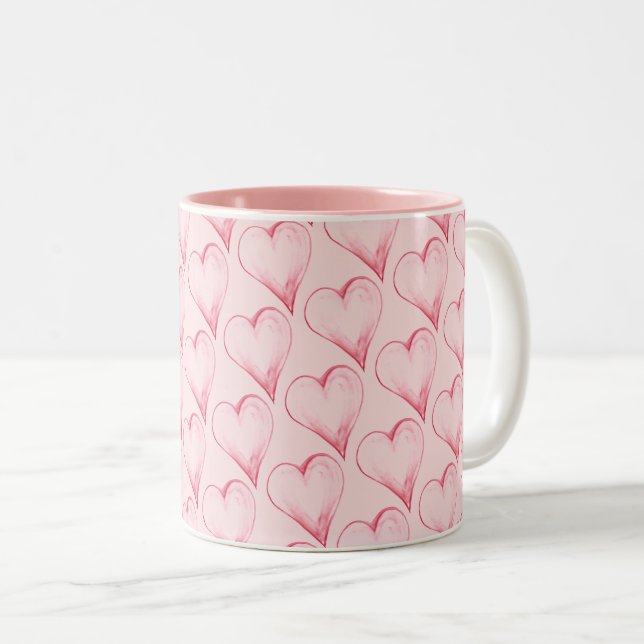 Pretty Valentine Mug (Front Right)