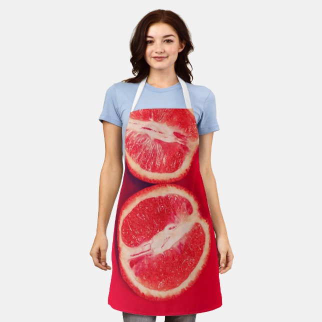 Pretty Vegetables Apron (Worn)