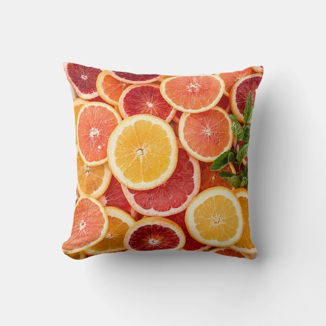 Pretty Vegetables Cushion (Front)