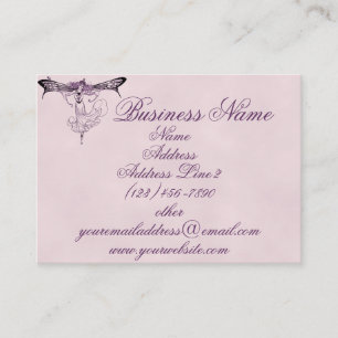Pretty Vintage Fairy Business Cards