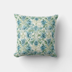 Pretty Vintage Inspired Floral Pattern Cushion