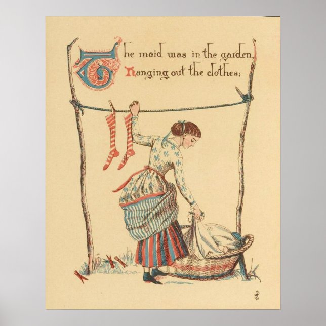 Pretty Vintage Lady Poster (Front)