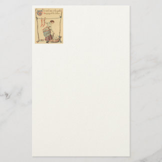 Pretty Vintage Lady Stationery