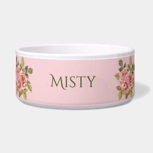 Pretty Vintage Pink Roses Personalised 