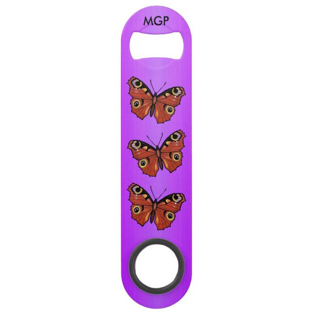 Pretty Vivid Monarch Butterfly Purple (Front)