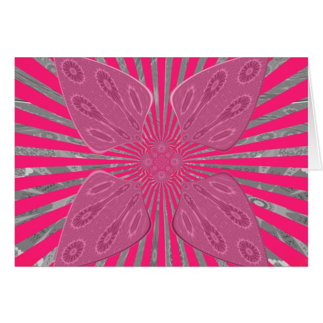 Pretty Vivid Pink Beautiful amazing edgy cool art (Front Horizontal)