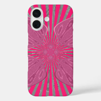 Pretty Vivid Pink Beautiful amazing edgy cool art iPhone 16 Case