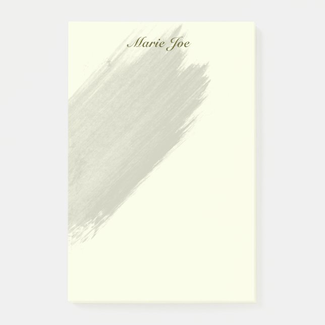 Pretty Watercolor Confetti Splatter Boarder Post-it Notes (Front)