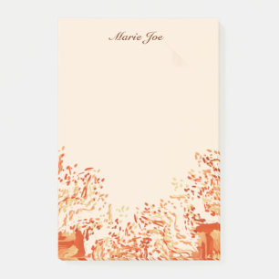 Pretty Watercolor Confetti Splatter Boarder Post-it Notes