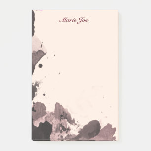 Pretty Watercolor Confetti Splatter Vintage Canvss Post-it Notes