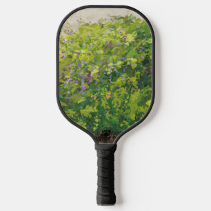 Pretty Watercolor Floral Bush Graphic Art Painting Pickleball Paddle