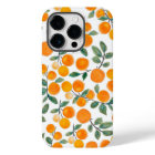 Pretty Watercolor Orange Citrus Botanical Pattern