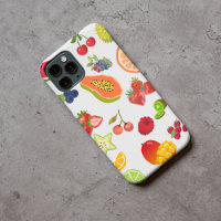 Pretty Watercolor Summer Fruits Pattern
