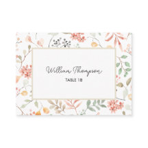 Pretty Watercolor Wildflower Baby Shower  