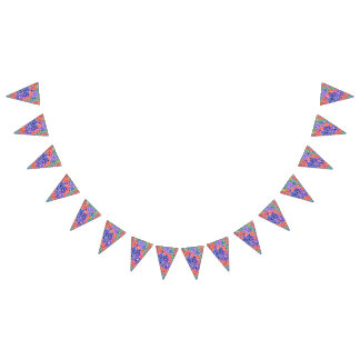Pretty Watercolour Floral Party Bunting Bunting