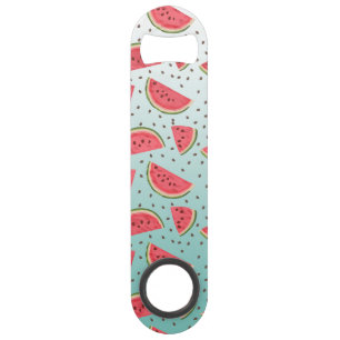 Pretty watermelon slices and seeds pattern
