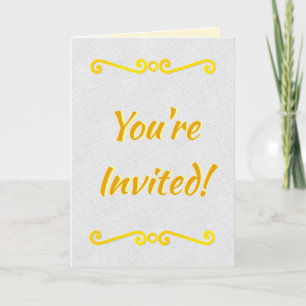 Pretty Wedding Shower Scroll Designed Card