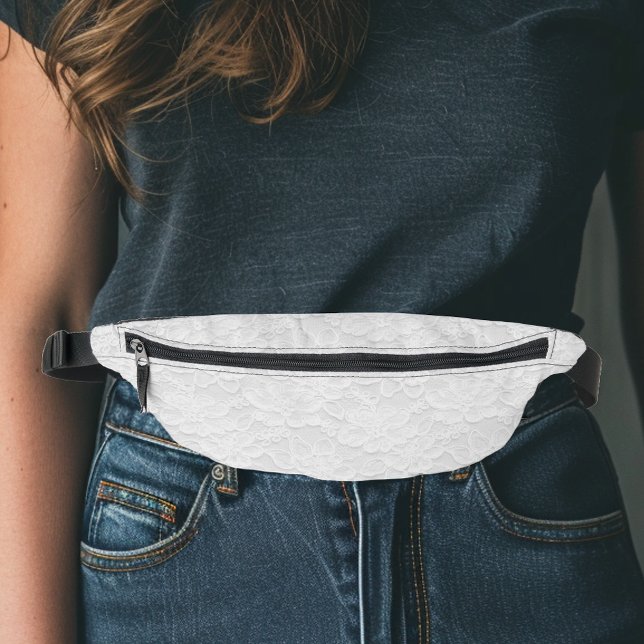 Pretty White Lace Look Delicate Bum Bags (Creator Uploaded)