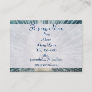 Pretty White Peacock  Business Cards