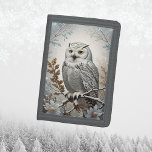 Pretty White Snowy Owl Winter Trifold Wallet<br><div class="desc">Elevate your style with the serene beauty of the Pretty White Snowy Owl Winter Trifold Wallet. This exquisite accessory captures the elegance of the season, featuring a graceful white snowy owl amidst a wintery landscape. With meticulous detailing and a touch of seasonal charm, this trifold wallet not only organises your...</div>