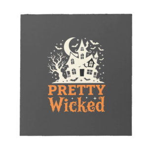 Pretty Wicked Halloween Haunted House_1 Notepad