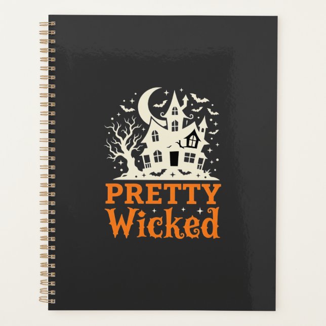 Pretty Wicked Halloween Haunted House_1 Planner (Front)
