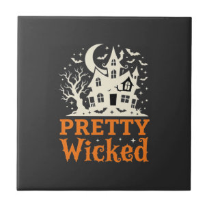 Pretty Wicked Halloween Haunted House_1 Tile