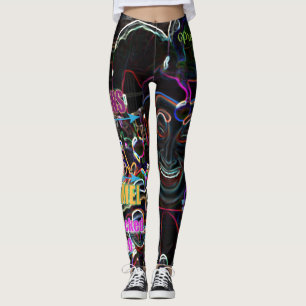 Pretty Wicked Ladies SR 2020 - Neon Mardi Gras Leggings