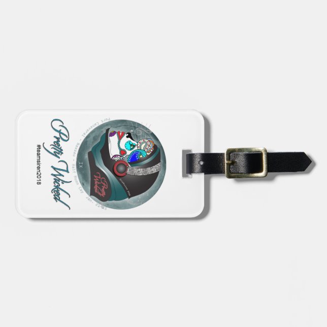 Pretty Wicked "Siren" Luggage Tag (Front Horizontal)