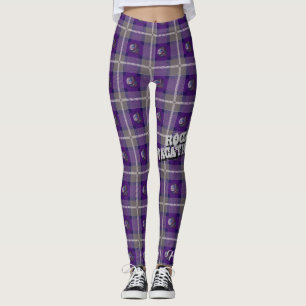 Pretty Wicked "Siren Plaid" Leggings - Purple