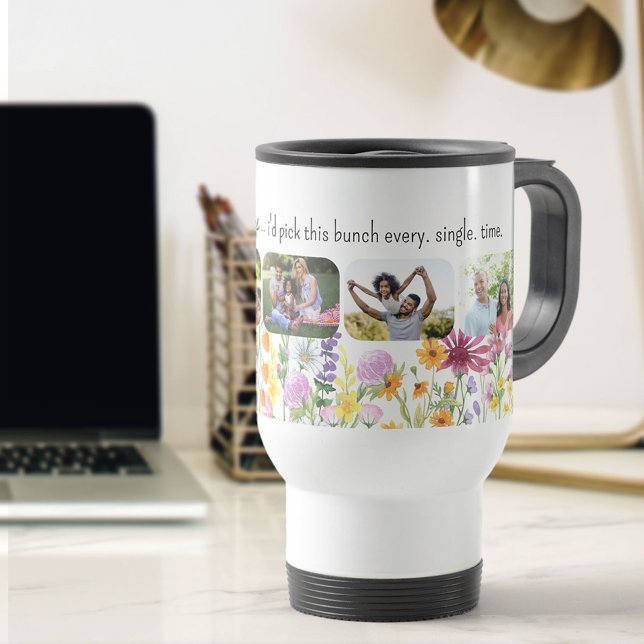 Pretty Wildflower 5 photo If Family were Flowers Travel Mug (Creator Uploaded)