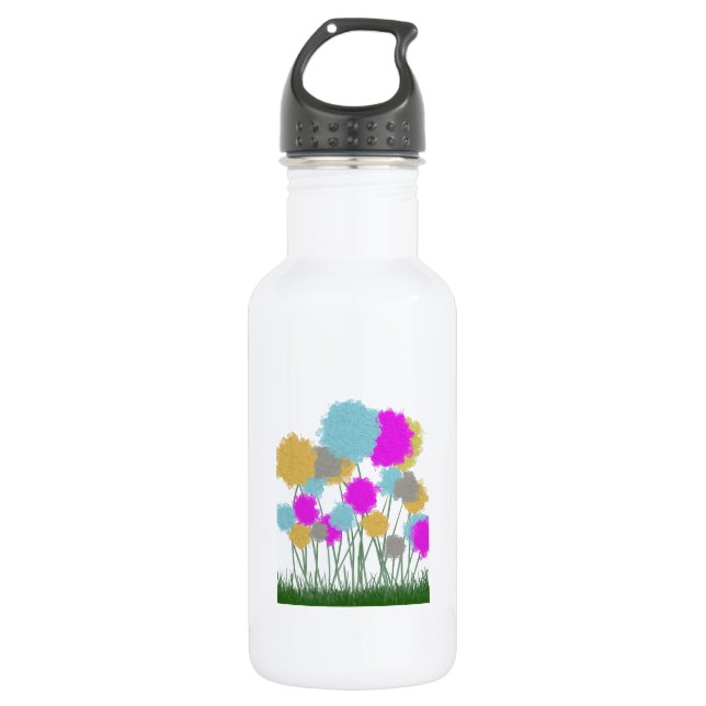 Pretty Wildflowers 532 Ml Water Bottle (Front)