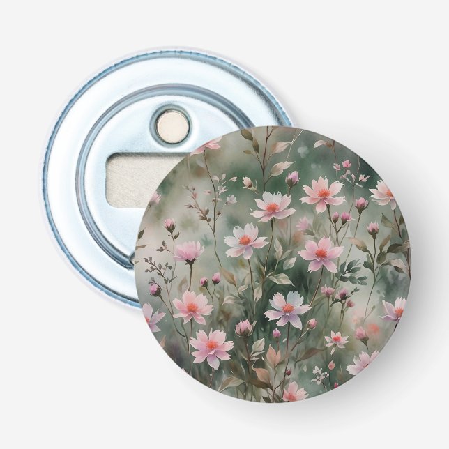 Pretty Wildflowers Bottle Opener (Front)
