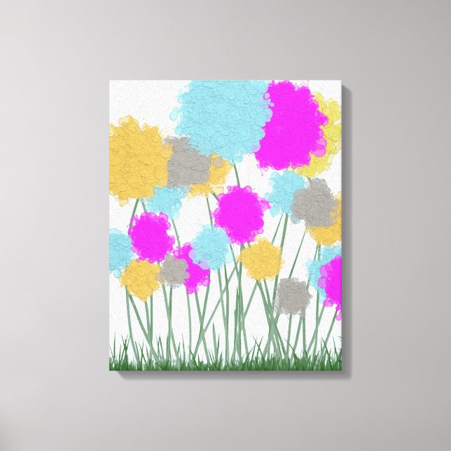 Pretty Wildflowers Canvas Print (Front)