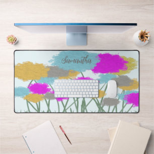 Pretty Wildflowers Desk Mat