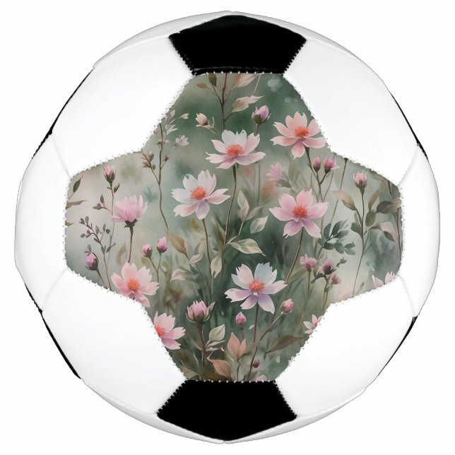 Pretty Wildflowers Football (Front)