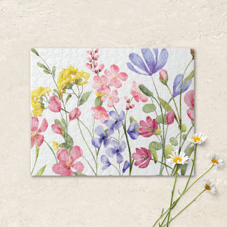 Pretty Wildflowers Jigsaw Puzzle