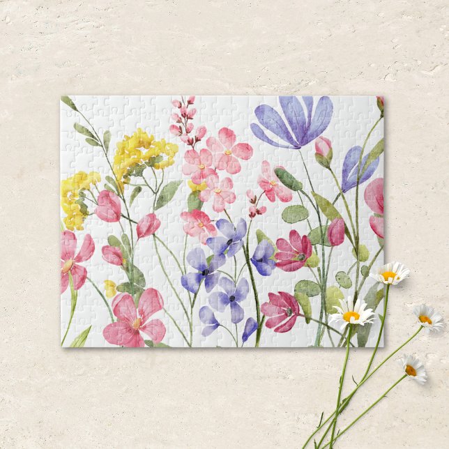 Pretty Wildflowers Jigsaw Puzzle (Creator Uploaded)