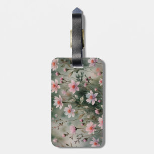Pretty Wildflowers Luggage Tag