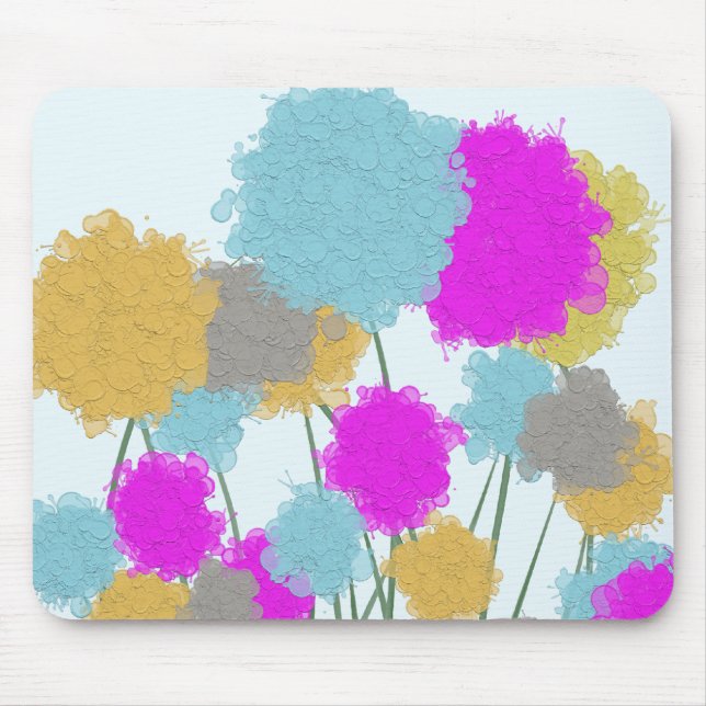 Pretty Wildflowers Mouse Mat (Front)