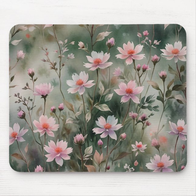 Pretty Wildflowers Mouse Mat (Front)