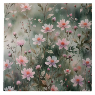 Pretty Wildflowers Tile