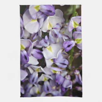 Pretty Wisteria flower floral kitchen tea towel