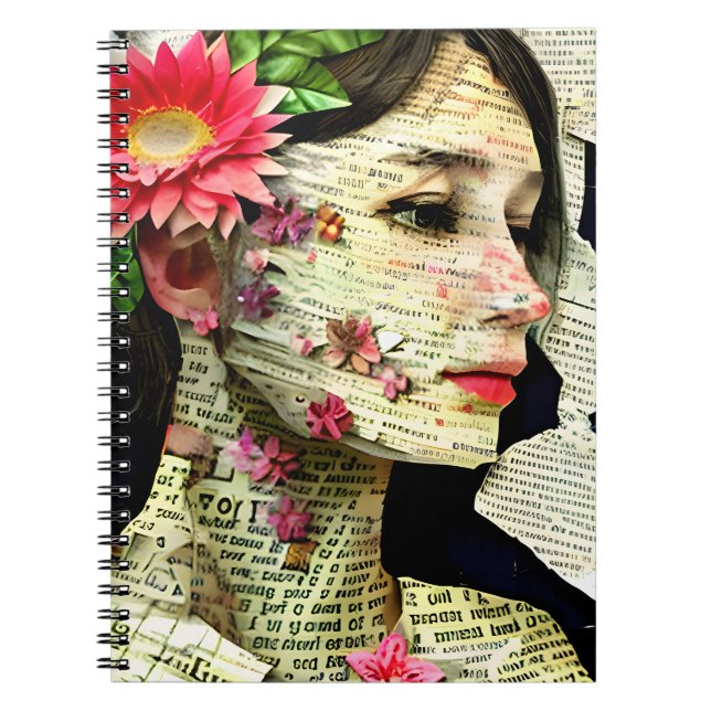 Pretty Woman Art Collage   Notebook (Front)