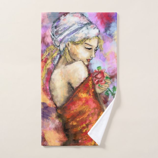 Pretty Woman Bath Towel Set (Hand Towel)