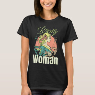 Pretty Woman – Captivating Beauty Illustration T-Shirt